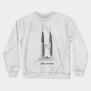 Petronas Twin Towers | Malaysia Crewneck Sweatshirt